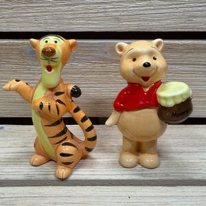 Disney Japan Vintage Tigger and Winnie the Pooh Figurines